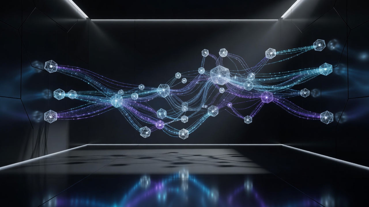 Future AI Autonomous Workflow Digital Graphic displaying workplace automation parameters